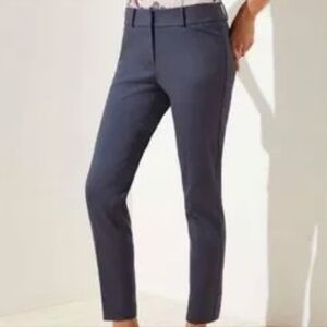 Ann Taylor LOFT Dark Gray Marisa Straight Size 8 Pants